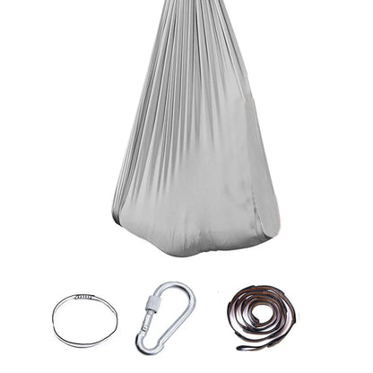 280*150cm Yoga Swing, Indoor Yoga Hammock, Nylon Material, Air Elastic Swing, Available for Outdoor Outings and Camping, 7 Color