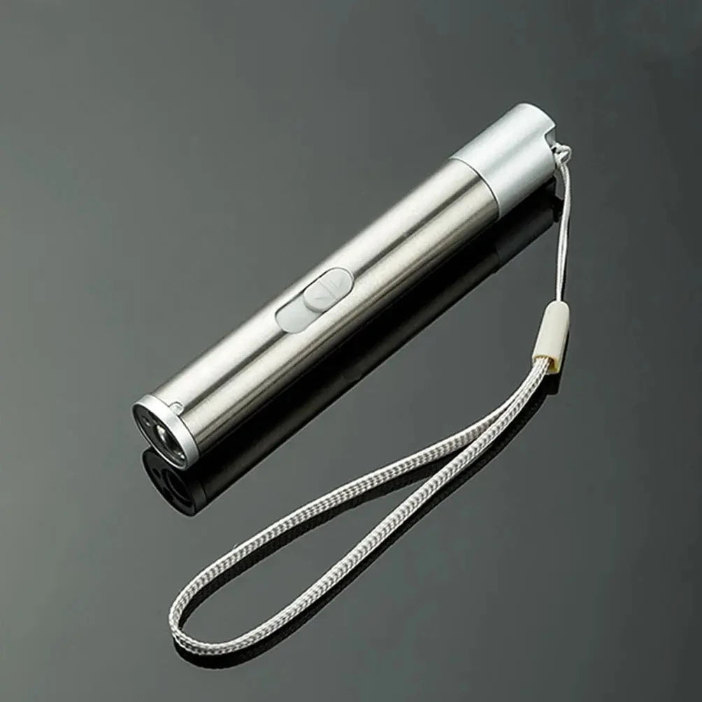 Pointer USB Charging Rechargeable 3-in-1 Flashlight Infrared Multifunction UV Teaching Lighting Gifts Pet Training