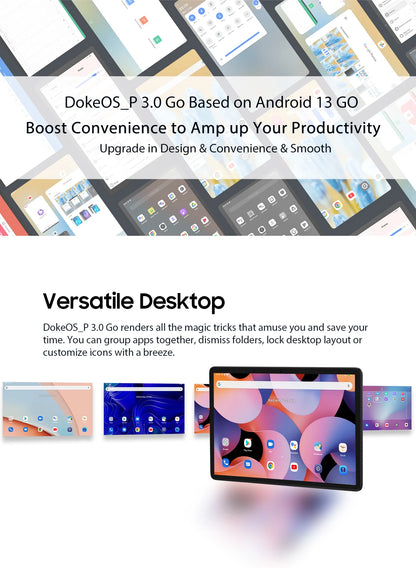Blackview Oscal Pad 50 WIFI Tablet PC 10.1 Inch 6GB(2+4)RAM 64GB ROM Wi-fi 6 5100mAh 5000mAh Tablet PC Android 13 Tablet Android
