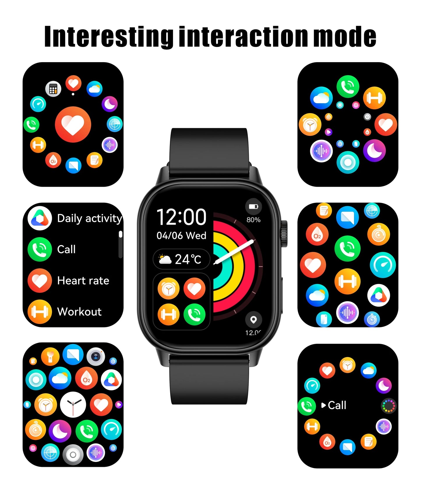 New GPS Military Smart Watch Bulit-in GPS Compass Altimeter Barometric 10ATM IP69K Waterproof AMOLED BT Call Smartwatch