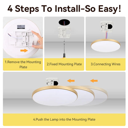 Led Ceiling Lamp 110v 220v Waterproof Led Panel Lights   for Kitchen Bathroom Lamp Balcony Ceiling Chandelier Lighting Fixture