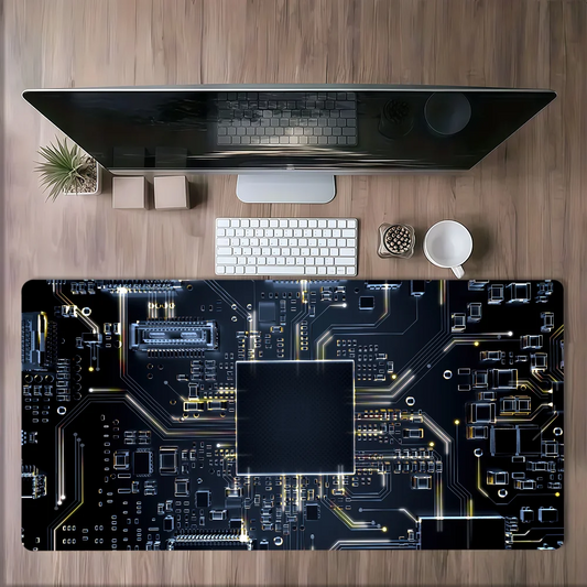Mechanical Circuit Board Inside M-Motherboard  Mouse Pad Non-slip Thickened Large Writing Lockedge Gaming Cushion Office Student