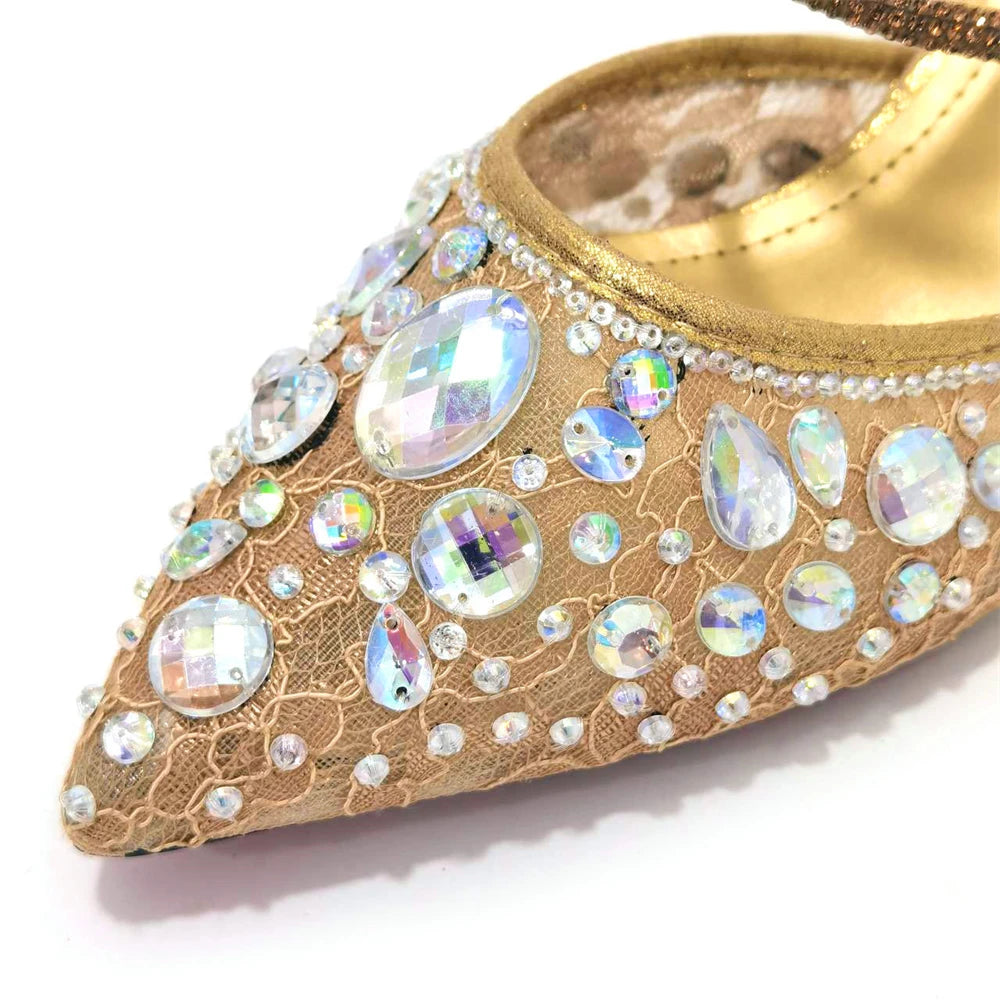 2023 New Italian Design Noble Dual-Purpose Three-Dimensional Bag And Ladies Heel Shoes Shiny Material For Nigeria Wedding Party