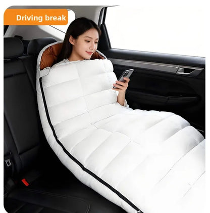 Wider Waterproof Down Sleeping Bag 225CM*95CM for Winter Cold Weather -25~0 ℃ Camping Hiking Backpacking with Compression Sack