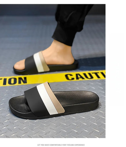 Summer beach slippers for men and women fashion comfortable EVA breathable sandals home indoor sandals plus size slippers 36-46