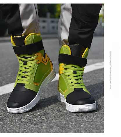 Professional Racing Drivers Outdoor Motor Can Racing Boots Stylish and Durable Motorbike Boots Off-road Road Motorcycle Shoes