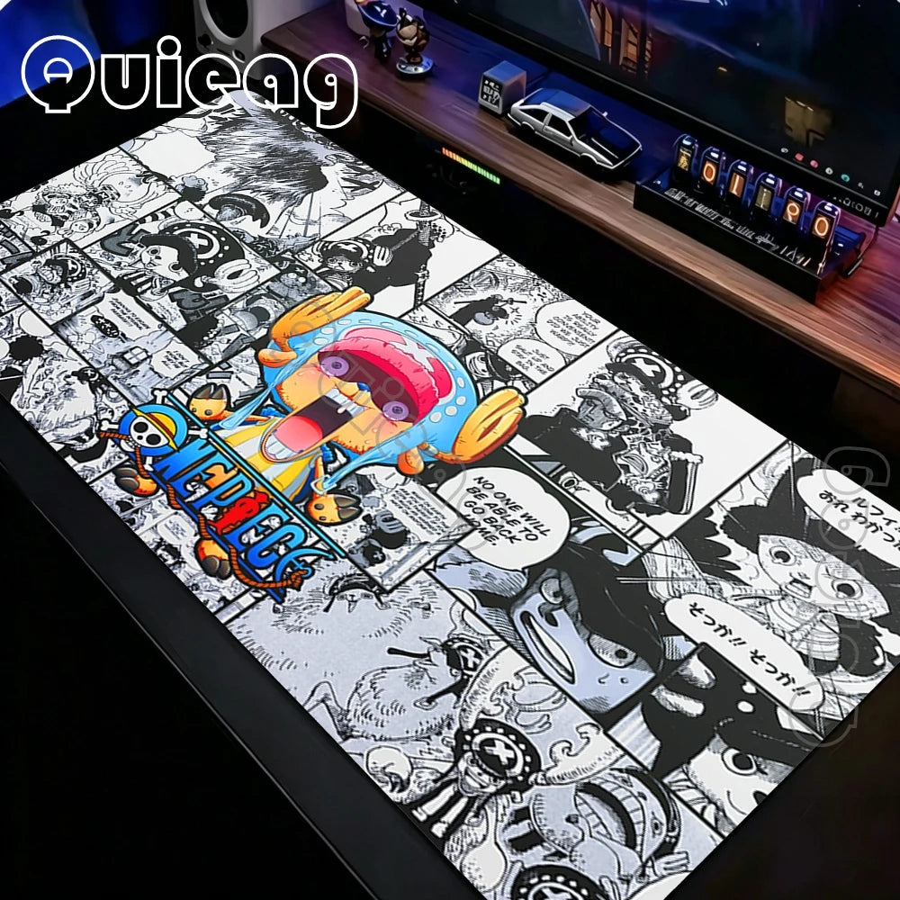 900x400mm Cartoon One Piece Gaming Mouse Pad Speed XXL Rubber Anime Gamer Keyboard Mouse Mat Big Motbook Computer PC Mousepad