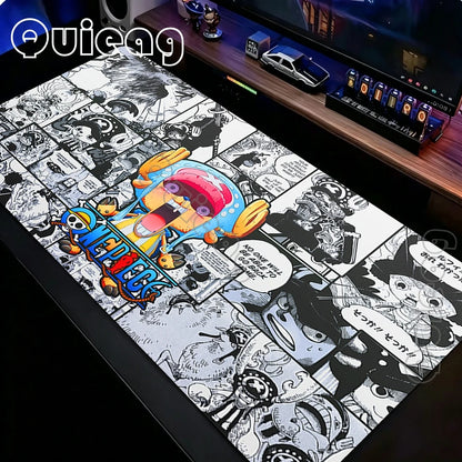 900x400mm Cartoon One Piece Gaming Mouse Pad Speed XXL Rubber Anime Gamer Keyboard Mouse Mat Big Motbook Computer PC Mousepad