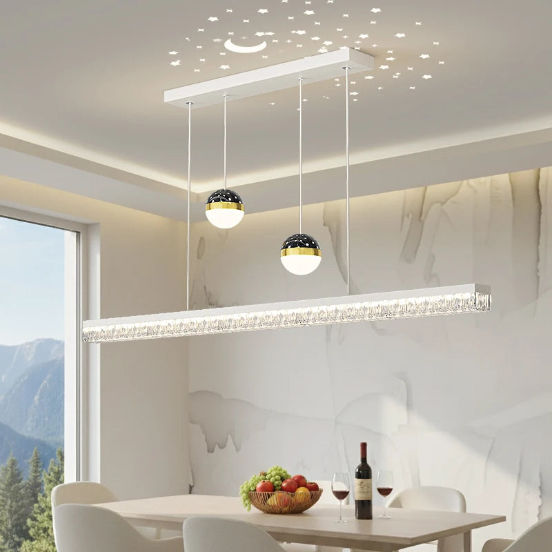 New Model Living Room Starlight Ceiling Lamp - Round Design Luxurious And High-End Modern And Minimalist Style Whirlwind Effect