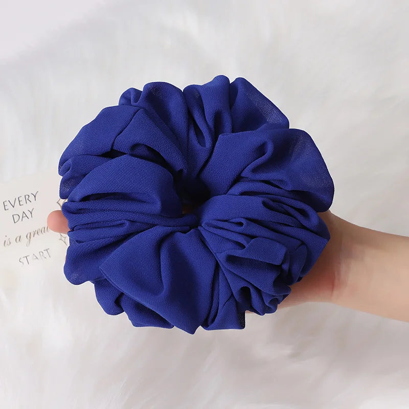 High Quality Extra Large Premium Oversize Malaysia Chiffon Big Size Muslim Hijab Scrunchies