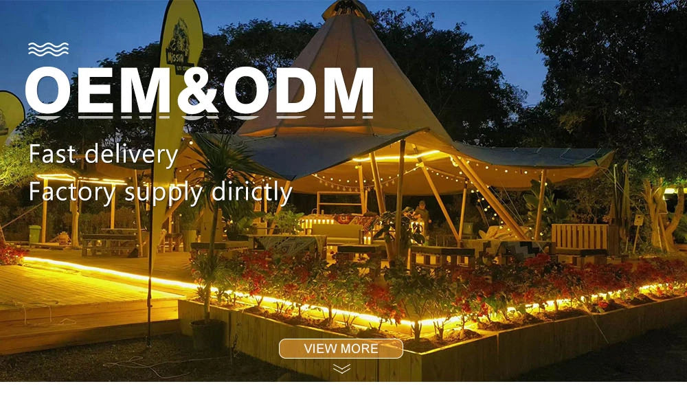 Tents Camping Outdoor Heavy Duty Luxury 6m Geodesic Dome Tent Glamping Dome With Bathroom
