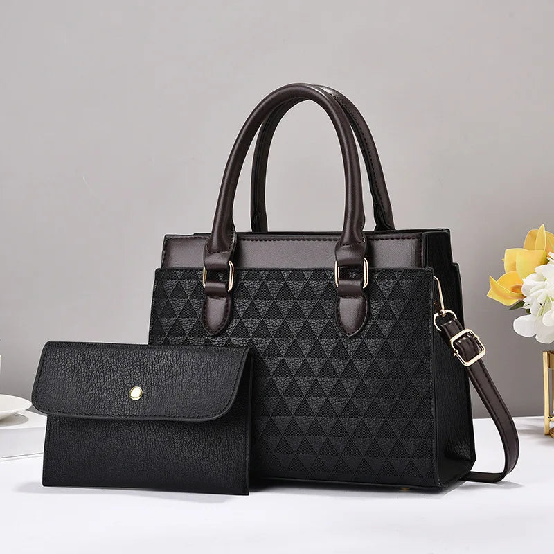 Elegant Women Shoulder Bag PU Leather Ladies Messenger Bag Fashion Single Totes Bag Korean Luxury Lady Handbags Bolsa Feminina