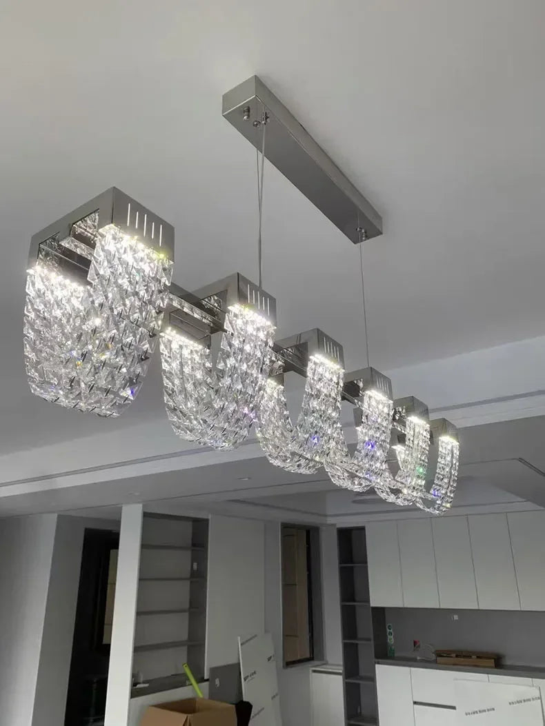 2025 New Home DecorationPendant Lights Luxury Crystal Living Room Chandelier Bedroom Pendant Lamp Ceiling Light  Indoor Lighting