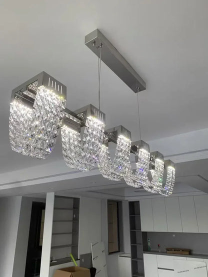 2025 New Home DecorationPendant Lights Luxury Crystal Living Room Chandelier Bedroom Pendant Lamp Ceiling Light  Indoor Lighting