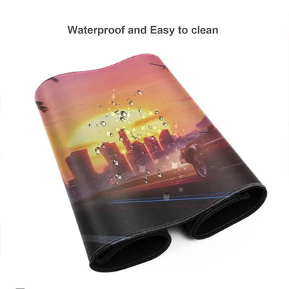Come Back To The Future Mouse Pad Tablet Laptop xl desktop mouse mat cute HD printing Gaming keyboard pad Player 90x40 cm