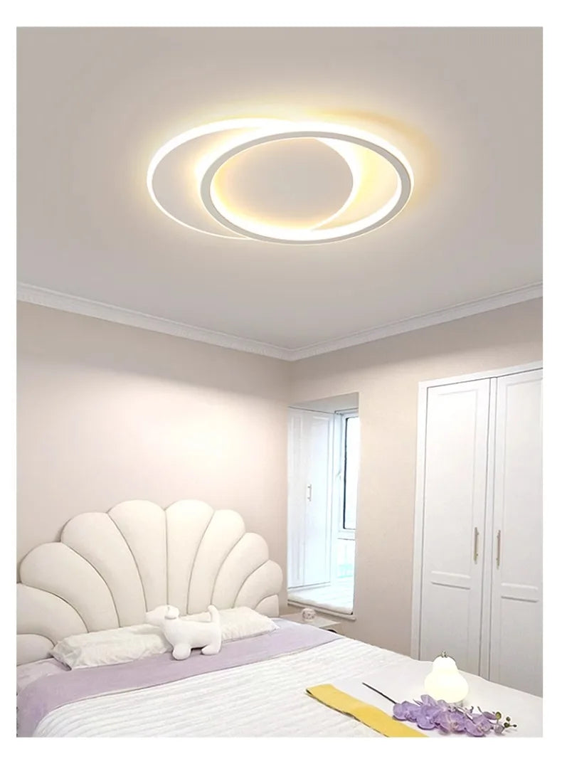 Modern LED Ceiling Lamp Square Ultrathin Living Room Lights with Remote Control Bedroom Study Dining Home Decor Lighting Fixture