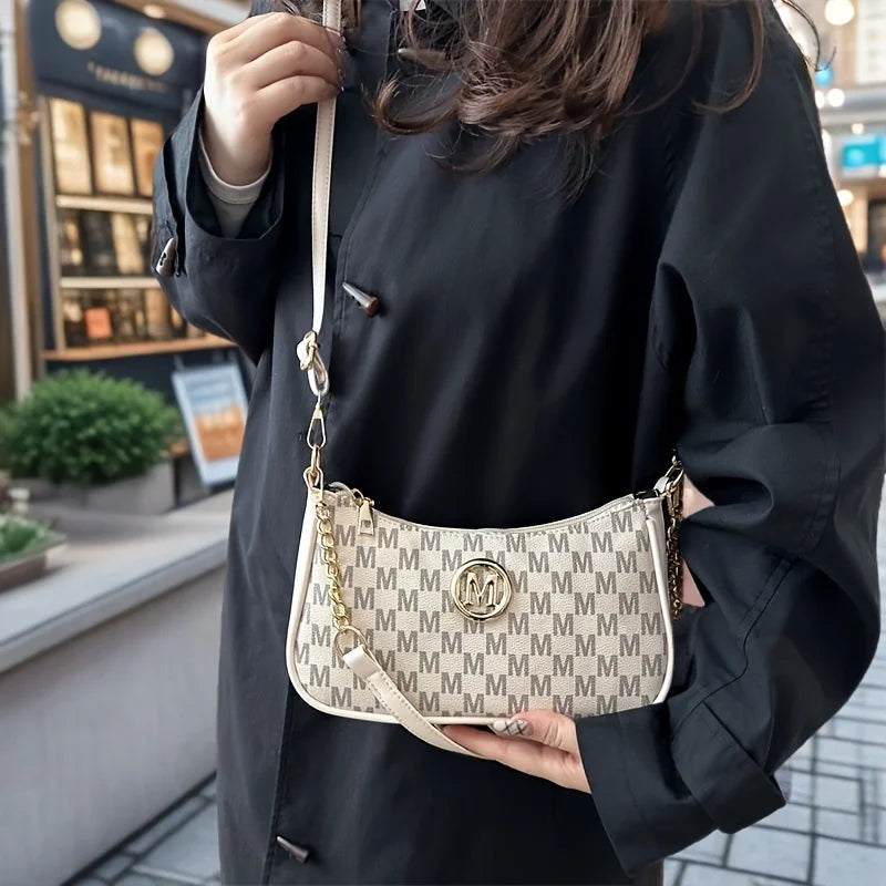 Vintage Style Handbag Crossbody Bag, Adjustable Strap Women Messenger Shoulder Bag, Sophisticated Accessory Tote Bag Purse