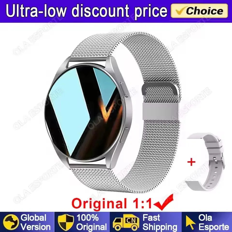 Smart Watch 1.77inch HD AMOLED Screen Bluetooth Call Health Monitor Smartwatch Men Women Fitness Sports Watches For Android IOS