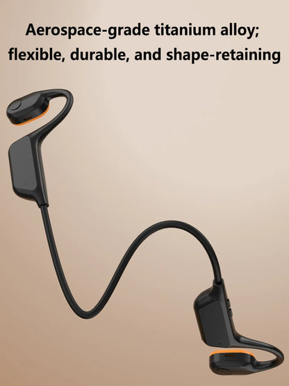 Lenovo Bone Conduction Bluetooth Noise Reduction Waterproof Earphones Open Type Ultra Long Endurance Card Insertion Run Swimming