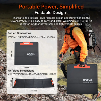 OSCAL PowerMax 1800 SE Solar Generator, 1024Wh LiFePO4 Portable Power Station | 1800W (3600W Surge) | 1 Hour Fast Charge | APP Control | Quiet UPS for Home Backup, Hurricane Emergency, Camping & RV
