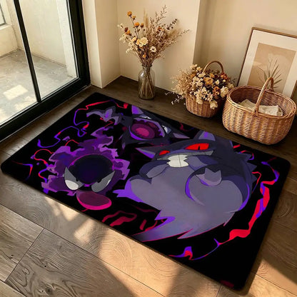 Anime Cute G-Gengar Carpet Bathroom Anti-slip Mat Door Mat Home Decoration Mat Entrance Door Mat Scratch-resistant Door Mat