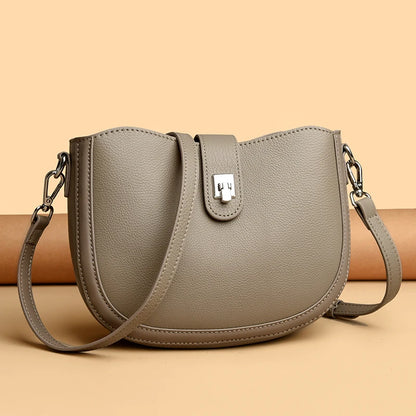Luxury Genuine Leather Tote Bag Women Real Cow Leather Handbag Fashion Ladies Shoulder Crossbody Bags 2025 New Female Sac A Main