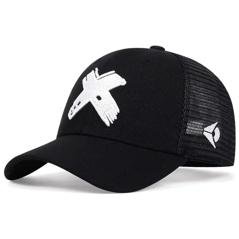 Hat Men's Summer Mesh Sunshade Baseball Hat Net Hat Outdoor Beach Sports Leisure Sun Hat Korean Breathable Duck Tongue Hat B128