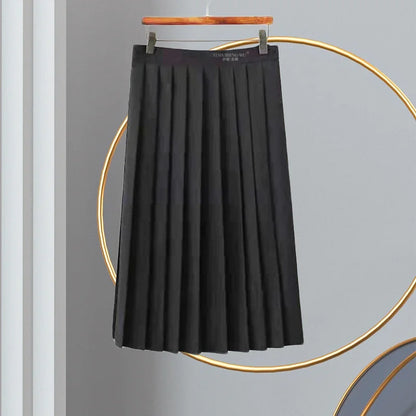Basic Style Japanese Korean School Uniform College High School Student Uniforms Sailor Cosplay Costumes Black Top Pleated Skirt