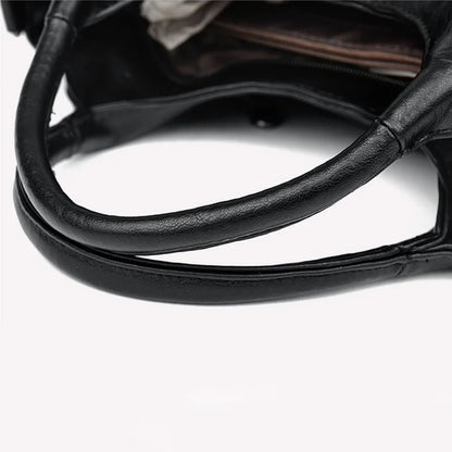 High Quality Large capacity PU Leather Women Tote Bag Designer Ladies Shoulder Crossbody Bag Fashion Female Handbags
