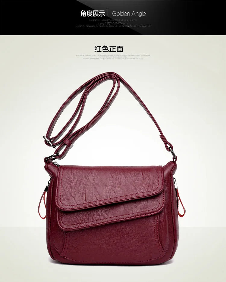 Luxury Designer Handbag High Quality Soft Leather Purses And Handbags Casual Shoulder Messenger Bags for Women 2024 New Sac