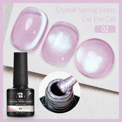 AWStorG 7.5ml Starlit Chameleon Cat Magnetic Gel Nail Polish Double Colors Semi Permanent UV Gel Varnish Need Black Base