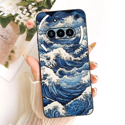Casing For Nothing Phone (3a) A059 Cover For Nothing Phone 3a Case Silicone Cute Cat Fashion Butterfly Funny Painted