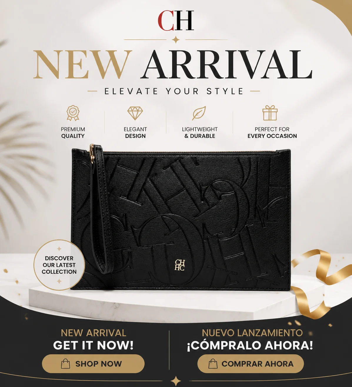 Luxury Brand Classic Retro Square Design Card Case Fashion Button Classic Folding Money Clip Compact Lightweight Luxury Women