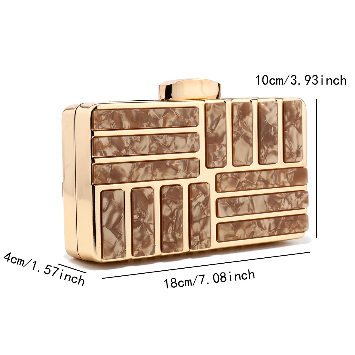Acrylic Women Clutch Evening Bags Flap Luxury New Arrival Hollow Out Style Glitter Handbags Metal Chain Party Wedding Bridal Pro