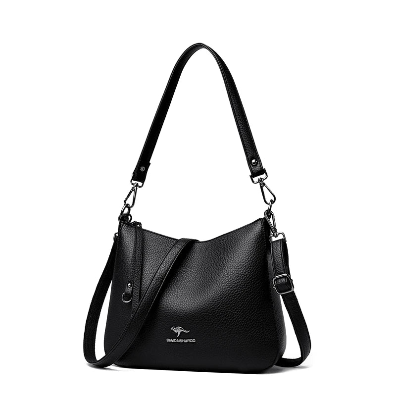 Luxury Leather Large Capacity Handbags Women Bags Designer Tote Bag Shoulder Crossbody Sac Ladies Shopping Messenger Bags