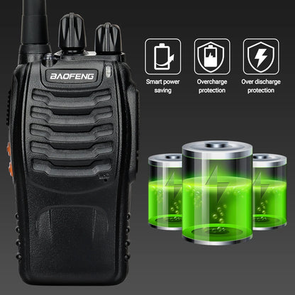 4/6PCS Baofeng BF-88E PMR446 Walkie Talkie Wireless Copy Frequency Long Range UHF 400-470MHz Ham Radio For Hunting Travelling