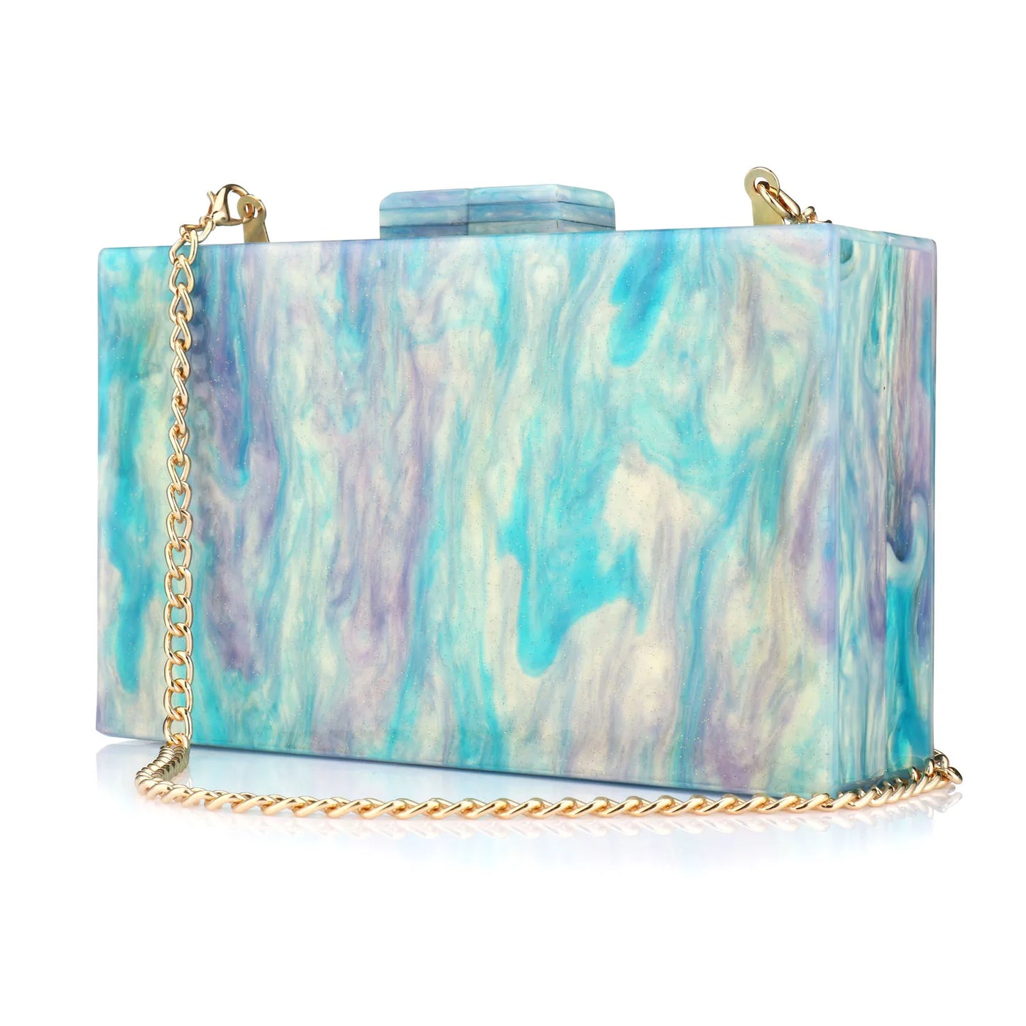 2026 New Acrylic Luxury Wedding Chain Handbag Women Box Clutch Evening Bags Chic Party Shoulder Crossbody Bags Ladies Dinner Dress Purses