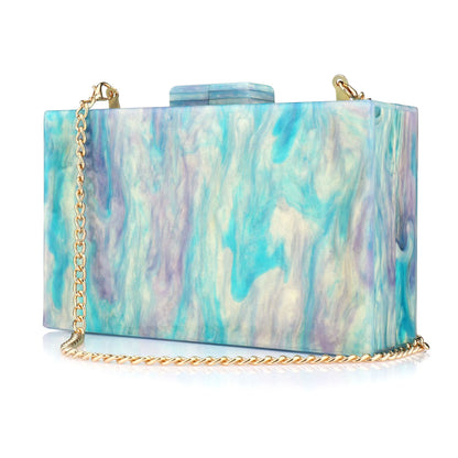 2026 New Acrylic Luxury Wedding Chain Handbag Women Box Clutch Evening Bags Chic Party Shoulder Crossbody Bags Ladies Dinner Dress Purses