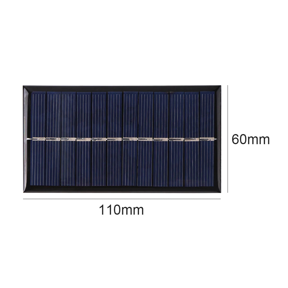 10W 5V Portable Solar Panel USB Battery Charger Solar Charging Panel Waterproof Phone Power Bank for Camping Backpacking Hiking