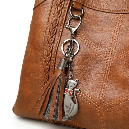 Elegant Women PU Leather Handbag Multiway Shoulder Bag Crossbody Purse for Ladies Stylish Top Handle Satchel Work Office Bag New
