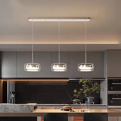 Modern Pendant Light Lamps, Home Decor Ring LED Lights for Living Room,Chandeliers for Dining Room Hanging Light Indoor Lighting