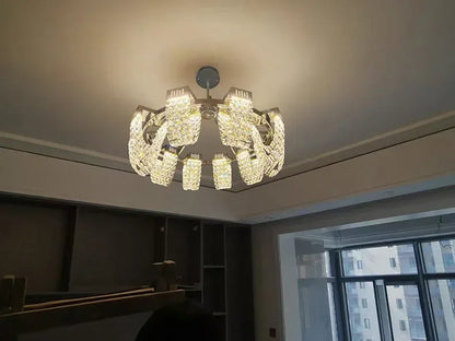 2025 New Home DecorationPendant Lights Luxury Crystal Living Room Chandelier Bedroom Pendant Lamp Ceiling Light  Indoor Lighting