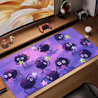 Radio Dj Large Professional Game Mouse Pad Keyboard Gamer Office Accessories Desk Mat Anime XXL Anti-Slip Desktop Mat Floor Mats