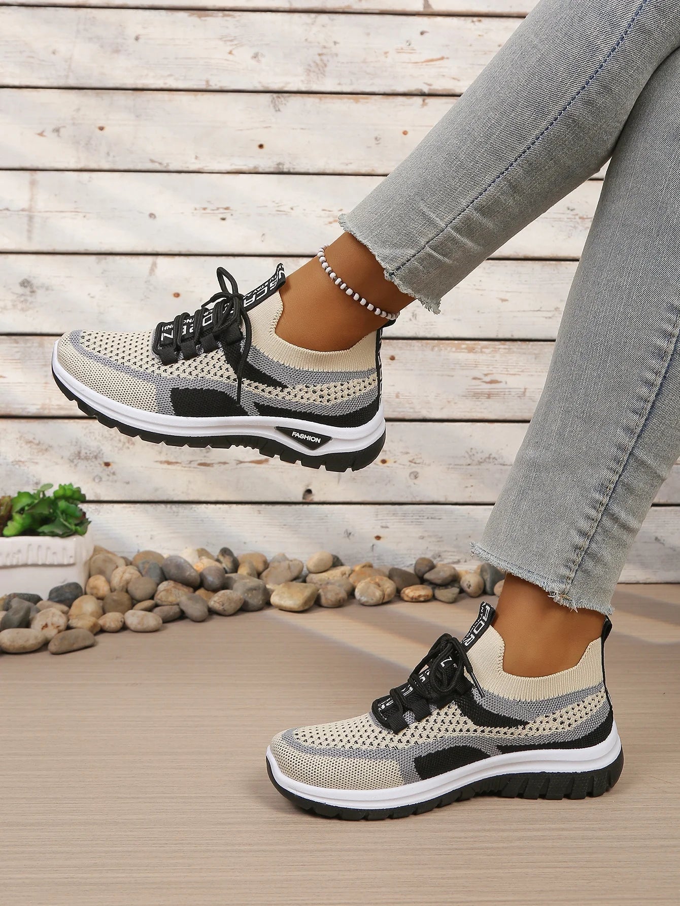 Women's Shoes Double-Color Work Shoes for Ladies, Single Shoes Casual Sneaker Shoes Woman 2026 Free Shipping Shoes