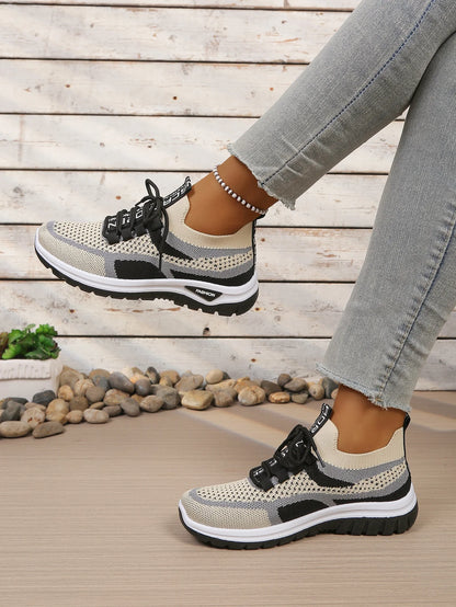 Women's Shoes Double-Color Work Shoes for Ladies, Single Shoes Casual Sneaker Shoes Woman 2026 Free Shipping Shoes