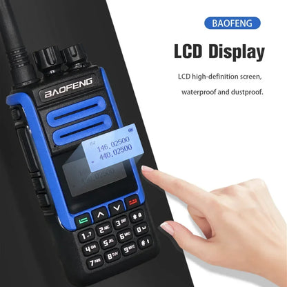 BaoFeng BF-H7 10W Dual Band UHF VHF Portable FM Transceiver Powerful Walkie Talkie Two Way Radio Original