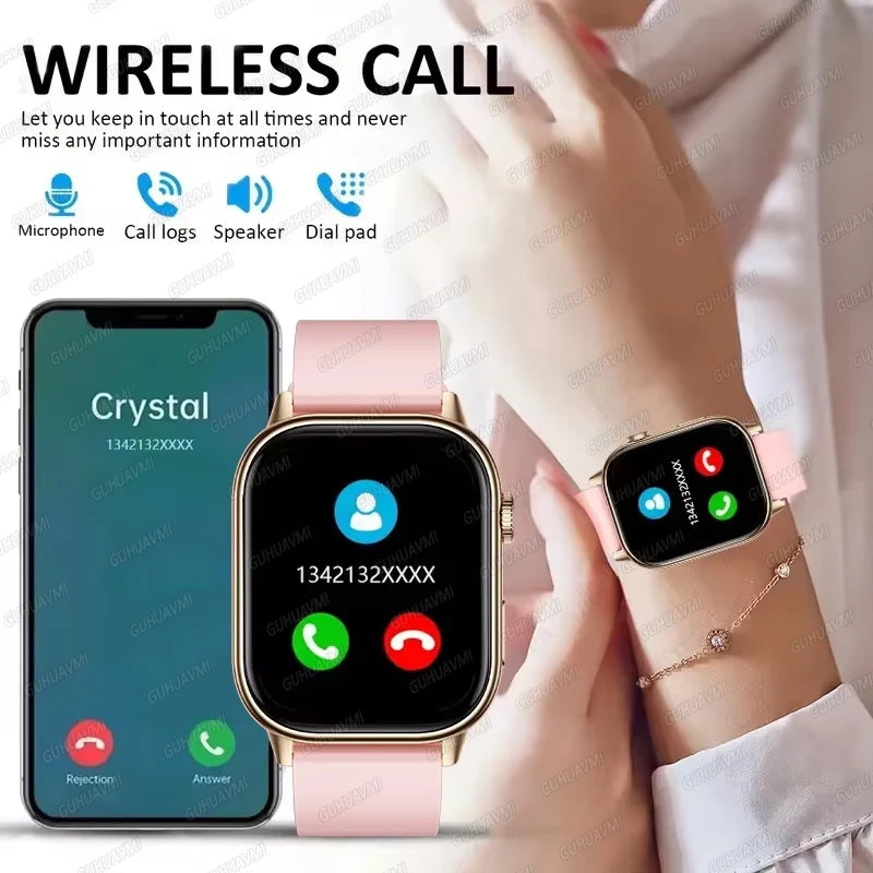 2026 New Multifunctional Smartwatch Women Gift Built-in GPS Bluetooth Call Music Fitness Sports Bracelet Sleep Monitor Watch Lad