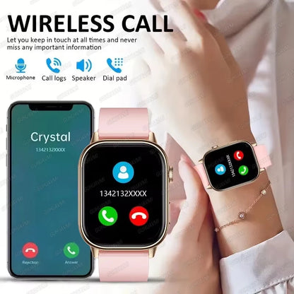 2026 New Multifunctional Smartwatch Women Gift Built-in GPS Bluetooth Call Music Fitness Sports Bracelet Sleep Monitor Watch Lad