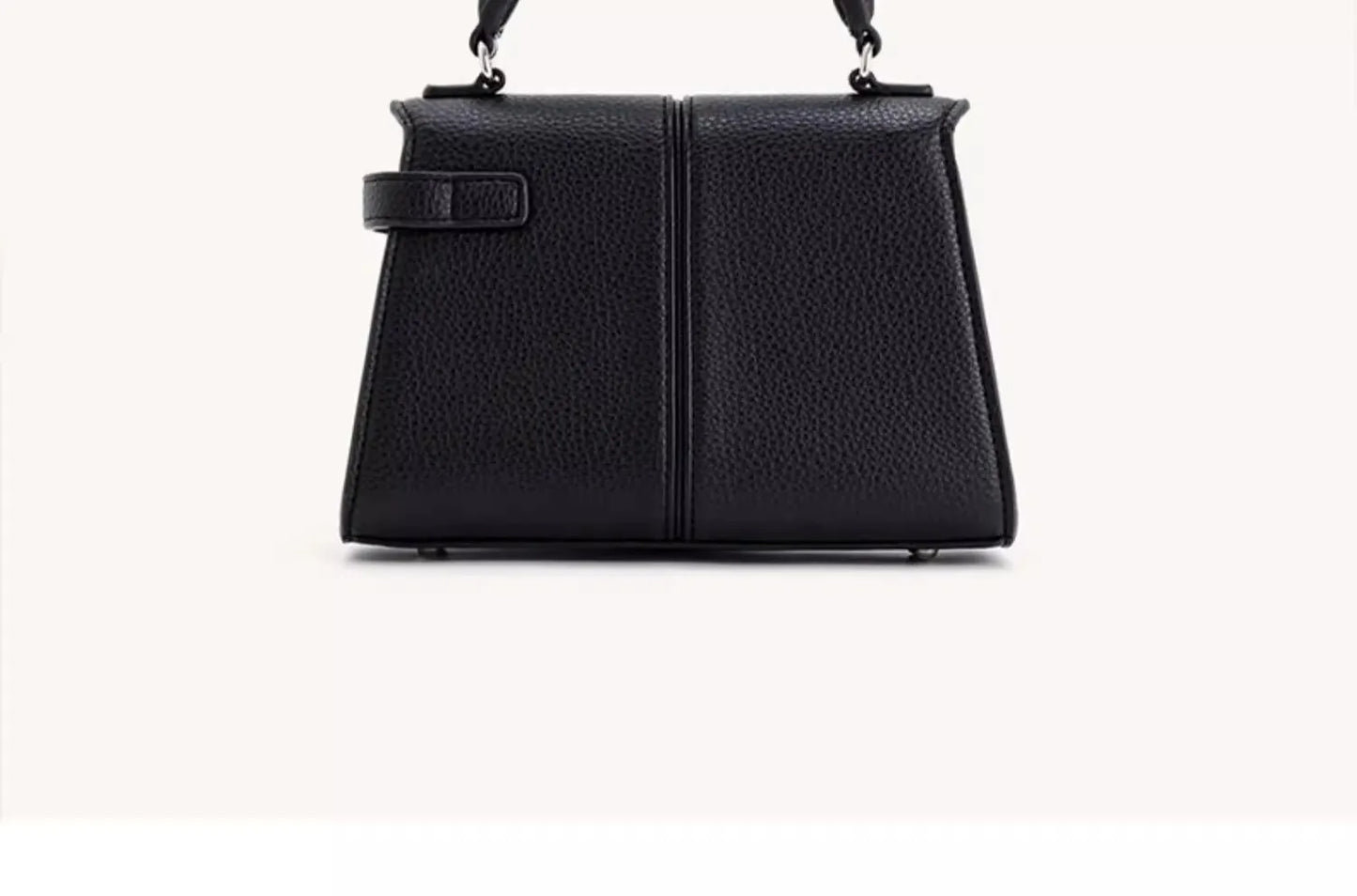 2026 New Trapezoidal Genuine Leather Women Handbag Niche Fashion Versatile Top Handle Luxury Ladies Shoulder Crossbody Purse
