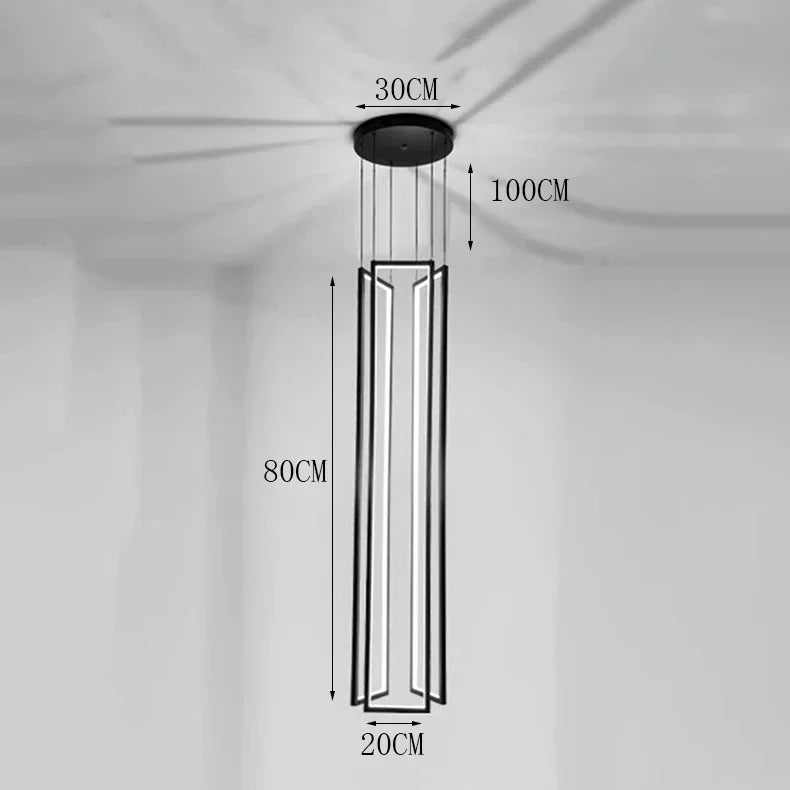 Modern Stair Chandelier Pendant Lights Indoor Lighting Ceiling Lamp Hanging Light Led Chandeliers for Living Room Indoor Lightin